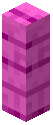 Magenta Wood Post