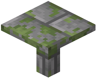 Mossy Stone Brick Platform