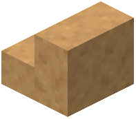 Smooth Orange Sandstone Stairs