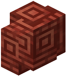 Chiseled Red Rock Brick Wall