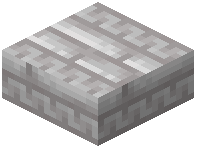 Chiseled White Dacite Brick Slab