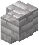 Chiseled White Dacite Brick Wall