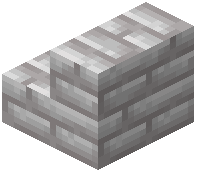 White Dacite Brick Stairs