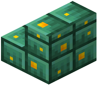 Glowing Nature Stone Brick Stairs