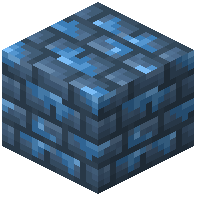 Mossy Turquoise Stone Bricks