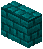 Warped Nether Brick Vertical Slab