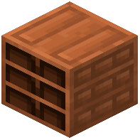 Chiseled Acacia Bookshelf