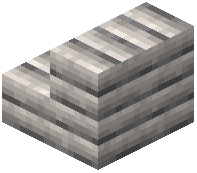 Corner Pearl Brick Stairs