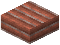 Corner Red Brick Slab