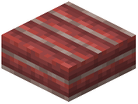 Corner Scarlet Brick Slab