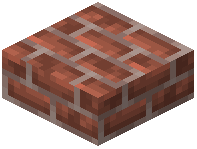 Cracked Red Brick Slab