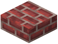 Cracked Scarlet Brick Slab
