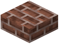 Cracked Umber Brick Slab