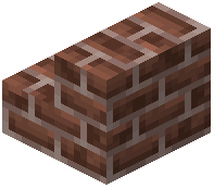 Cracked Umber Brick Stairs