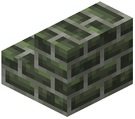 Cracked Verdant Brick Stairs