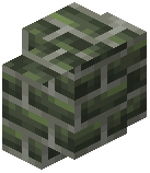 Cracked Verdant Brick Wall