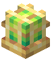 Green Brass Cage Lamp