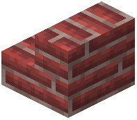 Long Scarlet Brick Stairs