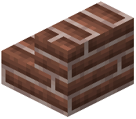 Long Umber Brick Stairs