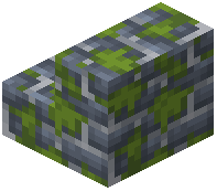 Mossy Blue Brick Stairs