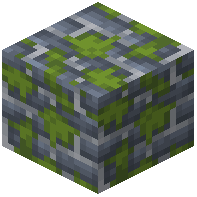 Mossy Blue Bricks