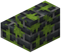 Mossy Dusk Brick Stairs