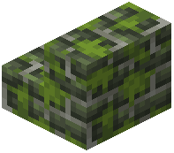 Mossy Verdant Brick Stairs
