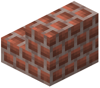Short Red Brick Stairs