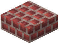 Short Scarlet Brick Slab