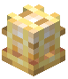 Yellow Brass Cage Lamp