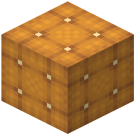 Orange Velvet Block