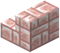 Pastel Pink Salt Brick Stairs