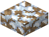 Snowy Cobbled Siltstone Slab