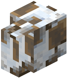 Snowy Siltstone Brick Wall