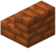 Orange Terracotta Brick Stairs