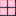Pink Stained Barred Glass Pane