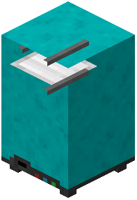 Cyan Vending Machine