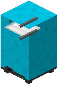 Light Blue Vending Machine
