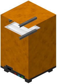 Orange Vending Machine