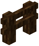 Spruce Log Fence