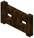 Spruce Log Fence Gate