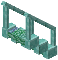 Prismarine Bricks Bridge Stair