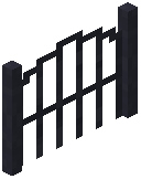 Curved Metal Fence