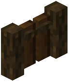 Dark Oak Picket Fence