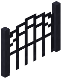 Double Curved Metal Fence