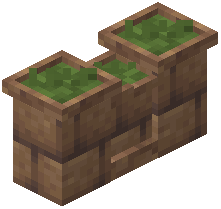 Mud Brick Grass Topped Wall
