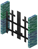 Prismarine Railing Gate
