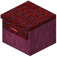 Stripped Crimson Drawer Counter