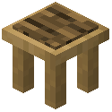 Stripped Oak Stool
