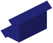 Blue Concrete Steep Top Roof